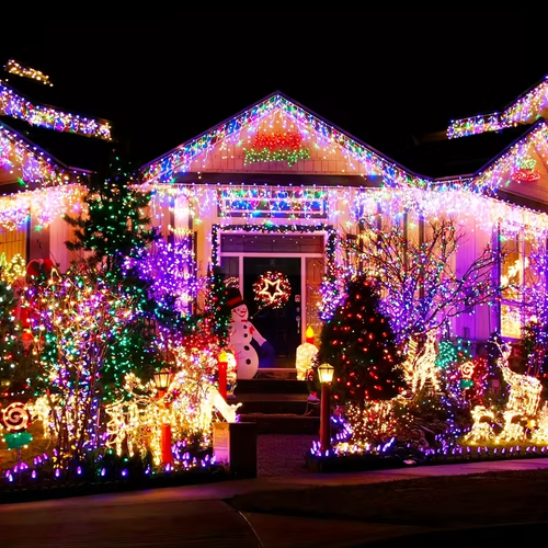 900 LED  Lights with Remote  8 Modes, Waterproof Outdoor Fairy Lights for Xmas Holiday Party Garden Wedding Home Decor, Multicolor