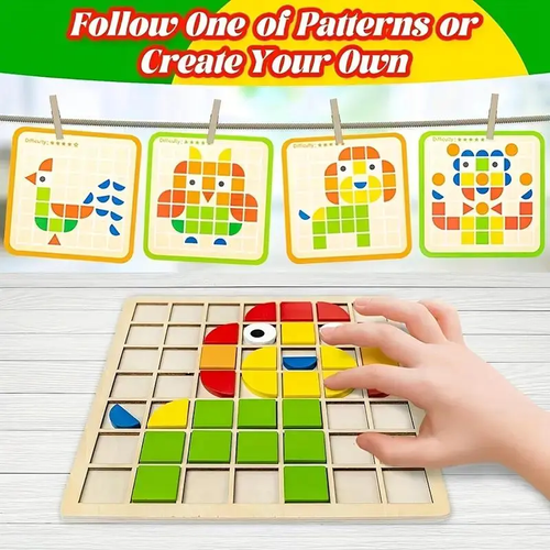 🔥🔥Hot Sale 🔥🔥Colorful Wooden 3D Animal Puzzle Toy