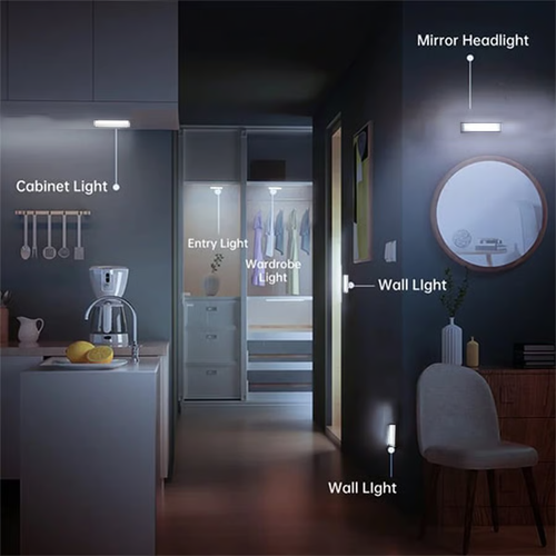 🔥 💡 Punch-free Smart Sensor Magnetic Rechargeable LED Lights