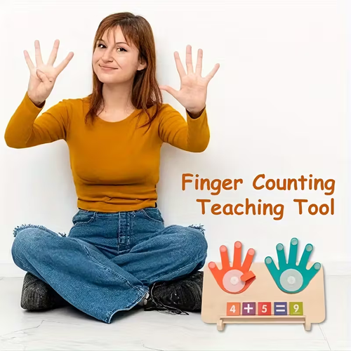 1 counting board, 13 digit blocks, 10 cards, 2 bases, 1 bracket to cultivate cognitive abilities, mathematical operations, addition, subtraction, and matching, Halloween, Christmas, and New Year gifts