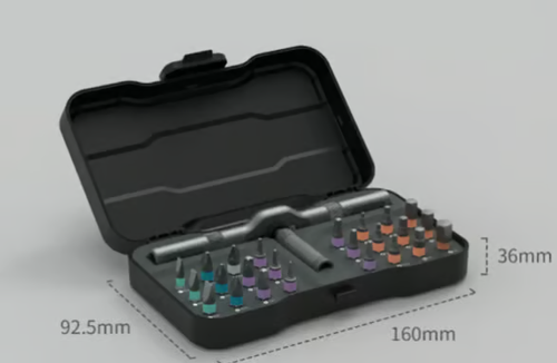 🔥🔥24 in 1 DlY Screwdriver Set Magnetic Compact and Portable Ratchet Screwdriver