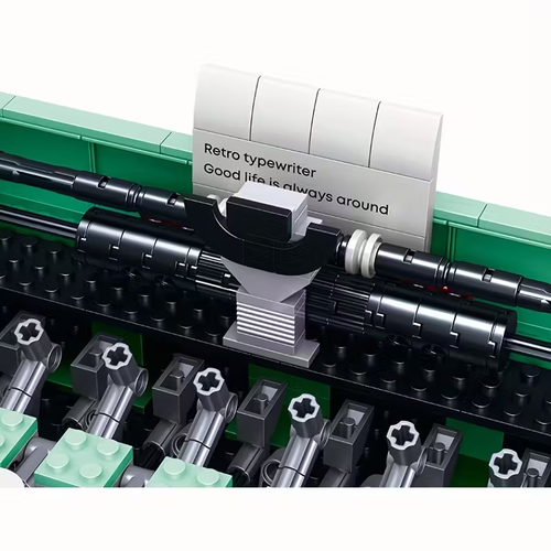 BLOCKS 820pcs Retro Typewriter Model Building Blocks Assembling Educational Building Blocks Toys, Assembling Building Blocks Desktop Ornaments Decorative Gifts Adult Holiday Gifts Preferred