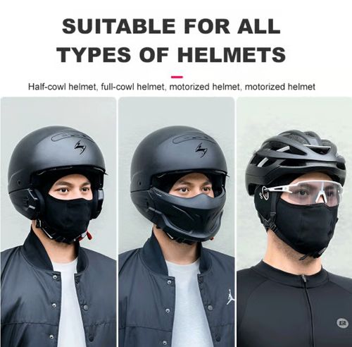 Ice silk face protection cycling hood