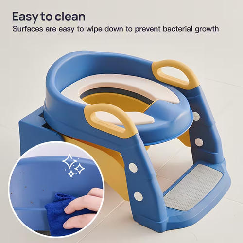 2 In 1 Toilet Potty Training Seat With Step Stool Ladder And Urinal, Safe & Comfortable Potty Chair With Anti-Slip Design, Adjustable Height, Foldable For Easy Storage, Perfect For Kids And Toddlers, Cheap Stuff, Essential Items