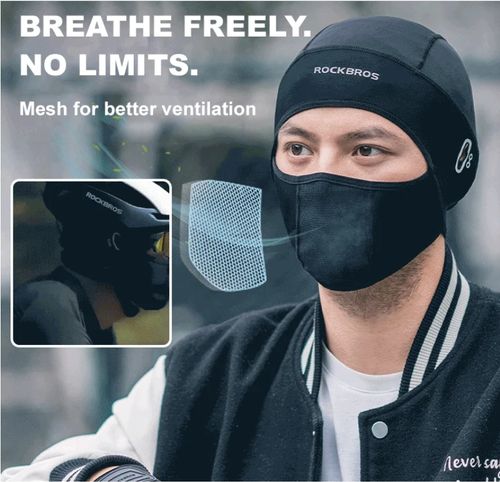 Ice silk face protection cycling hood