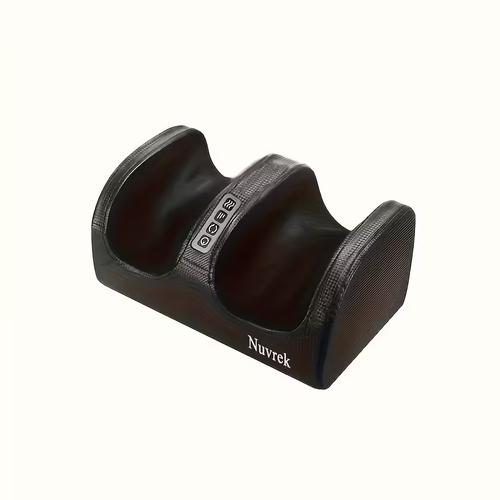 Nuvrek Foot Massager for Circulation And Relaxation - Foot Massager Machine for Relaxation with Heat - Father's Day Gift Mother's Day Gift, Feet Massager, Foot Massager with Heat And Compression, Home Spa, Sleek Massage Device, Ergonomic Design, Easy to Clean, Highquality Materials, Wellness Enthusiasts, Busy Professionals,Random color shipping