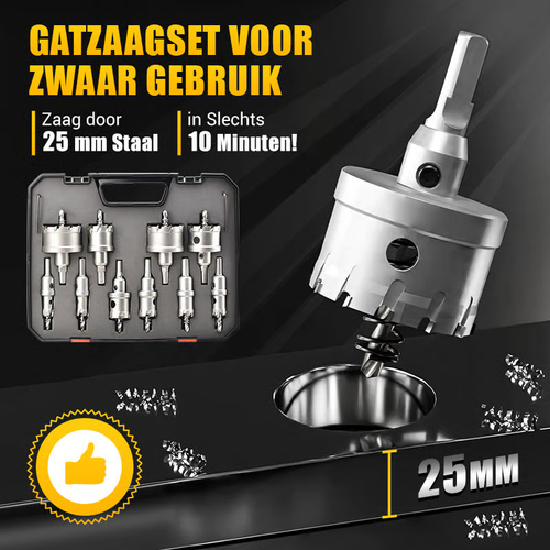 Carbide Tipped Hole Cutter for Metal