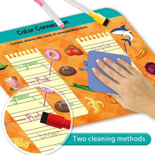Write & Wipe Activity Mats – Reusable Educational Toys