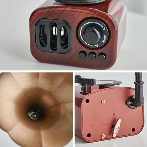 1pc Vintage Music Box with Retro Phonograph Design,mini vintage phonograph record music box