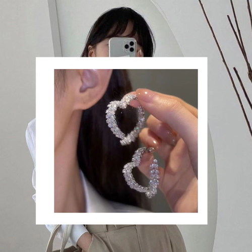 Super sparkly earrings