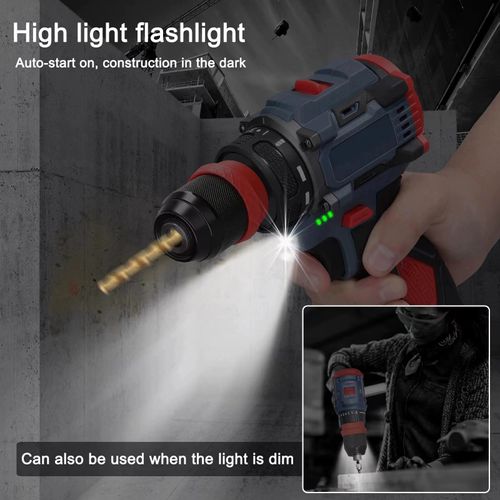 Brushless small steel cannon quick chuck impact drill drilling decoration hand drill