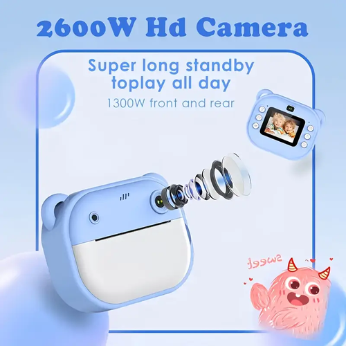 Instant Printing Cameras for Kids（You can switch game modes）