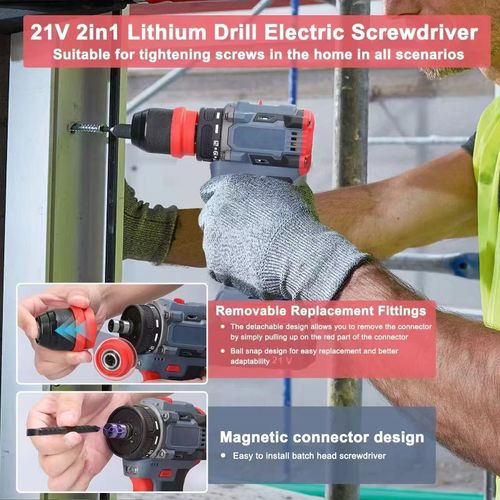 Brushless small steel cannon quick chuck impact drill drilling decoration hand drill