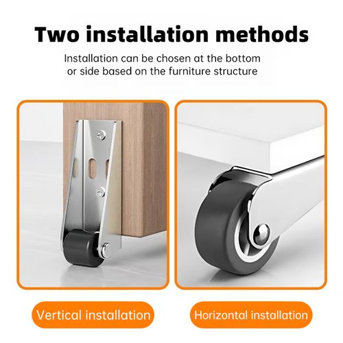 🚪 Door Long Bracket Swivel Castors Wheels ⚙️