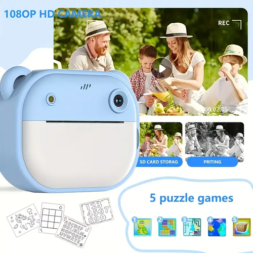 Instant Printing Cameras for Kids（You can switch game modes）