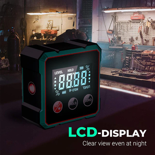 🎁🎁2025 Hot Sale 💥Magnetic Digital Angle Detector with Electronic Laser