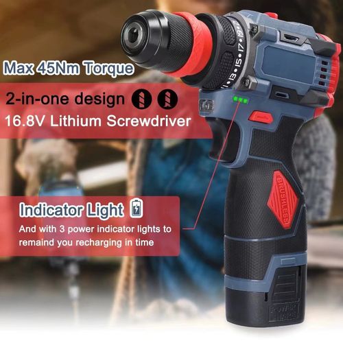 Brushless small steel cannon quick chuck impact drill drilling decoration hand drill