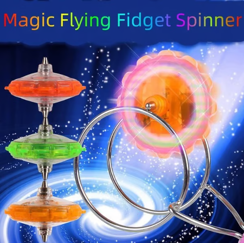 🔥 Creative LED Light Luminous Fidget Spinner Magnetic Gyro    Buy 1 Get 3 Free