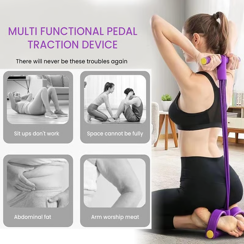 2025 latest 8-Tube Pedal Resistance Device, Detachable And Adjustable Pedal Resistance Device