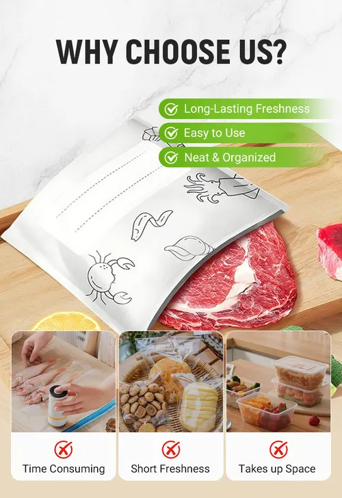 🥦Reusable Aluminum Foil Sealable Storage Bags