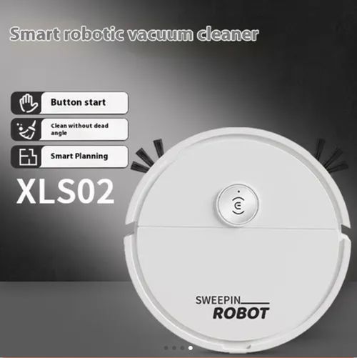 New Model White Smart Robot Vacuum Cleaner, Fully Automatic 3-in-1 (Sweeping, Suction, Mopping), High-Efficiency Cleaning, a Lazy Person's Must-Have Cleaning Tool