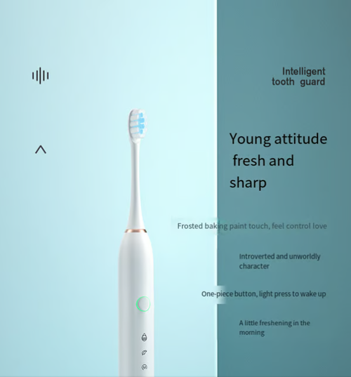 2025 Trend USB  Charging Rechargeable Whitening Smart Sonic Automatic Electric Toothbrush .Ultrasonic electric toothbrush with stand and 8 brush heads