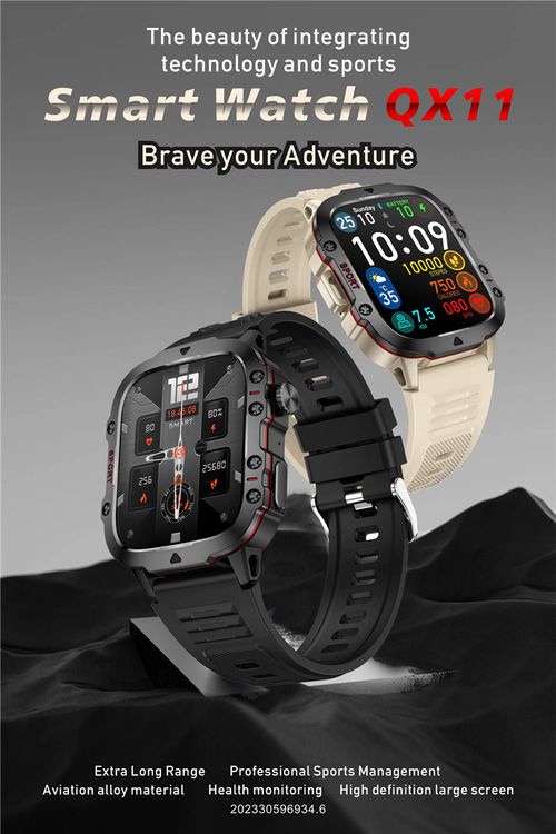 Rugged Outdoor Smart Watch - 100+ Sports Modes