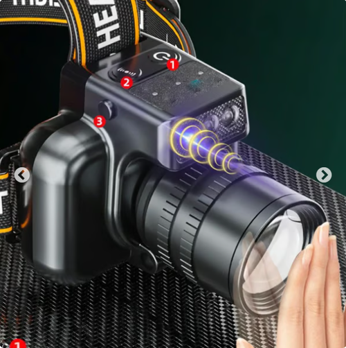 💡🔦Portable Zooming Led Head Lamp Fishing Headlight Mountaineering Camping Headlamp Hiking Light Torch Flashlight