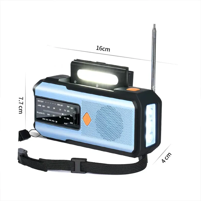 📻 Solar Hand-Crank Emergency Weather Radio