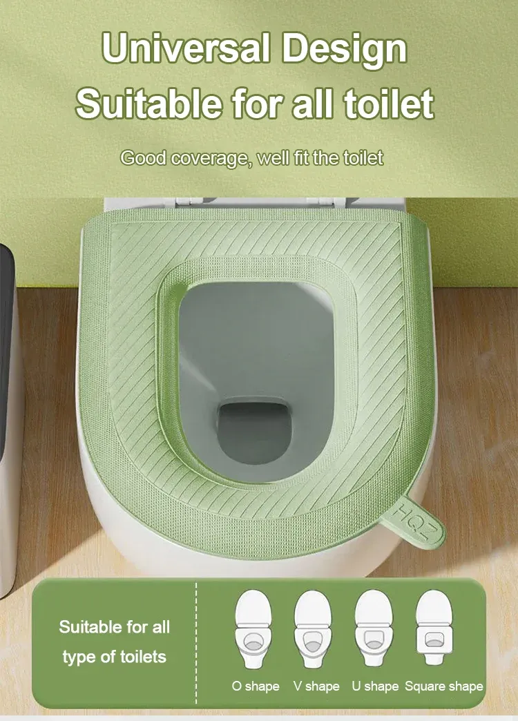 🎁Hot Sale Offers💦Waterproof Toilet Seat Cushion（Buy 1 get 1  free 2）