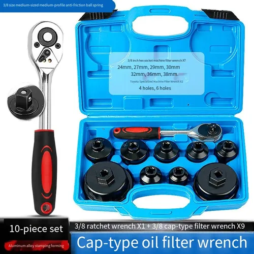 Oil filter wrench set (10-piece kit)