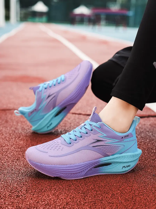 Men's Fashion Lightweight Casual Shoes, Soft Comfortable Lining, Light Cushioning, Strong Grip Sole, Ideal for Running and Daily Wear, Colorblock Sporty Running Shoes
