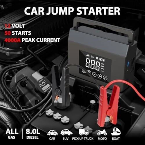 2026 Car Jump Starter with Tire Inflator