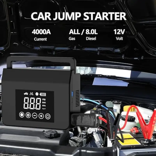 2026 Car Jump Starter with Tire Inflator