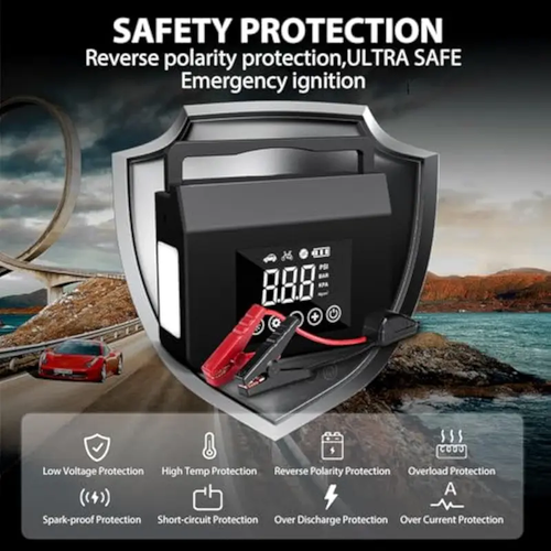 2026 Car Jump Starter with Tire Inflator