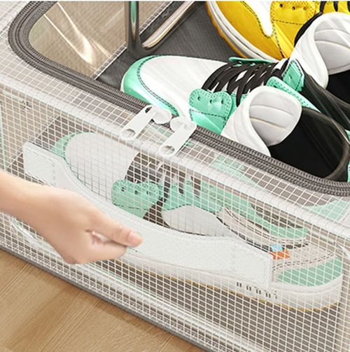 PVC Shoe Storage Box - Waterproof & Foldable