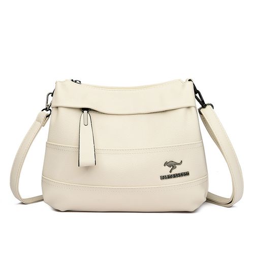 Fashionable versatile multi-layer zipper large-capacity casual bag