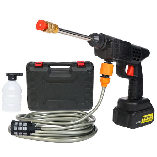 Electric high-pressure car wash gun