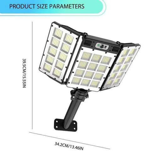 Solar Flood Lights 800 LEDs Motion Sensor Remote Control IP65 Waterproof 3 Brightness Modes Super Bright Outdoor Security Lights,Deals For You Days