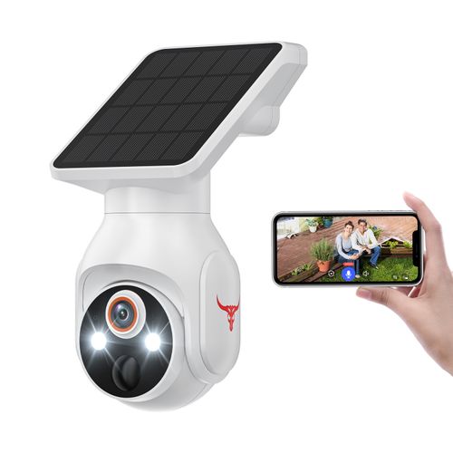 AI Smart 355° Panoramic Wireless Solar Security Camera