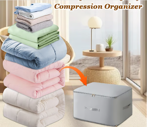 🔥Ultra Space Saving Self Compression Organizer