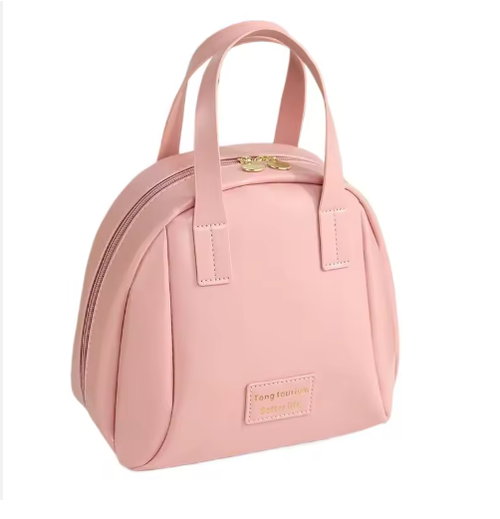 🎁2025 New Fashion PU Bag Large Capacity Portable Cosmetic Letter Travel Storage Outdoor Box Handbag Design