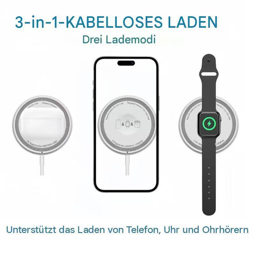 Bluetooth headphones & magnetic charging pack & data cable 6-in-1 set, universal model