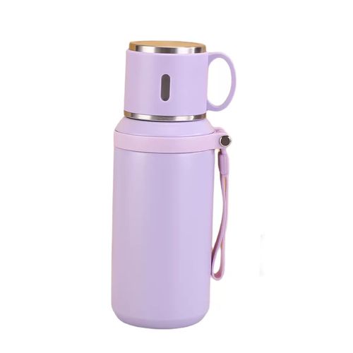 💥Stainless Steel Vacuum Insulated Bottle with Lidded Cup