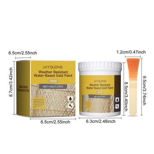 ✨ Eco-Friendly Water -Based Gold Paint (Buy one get two )