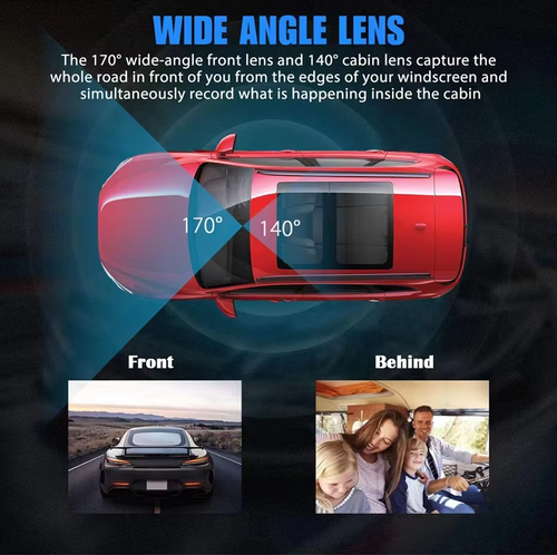 🔥2025 New Arrival🔥 🚗Safe Driving 3 Channel Camera Cycle Video Recorder