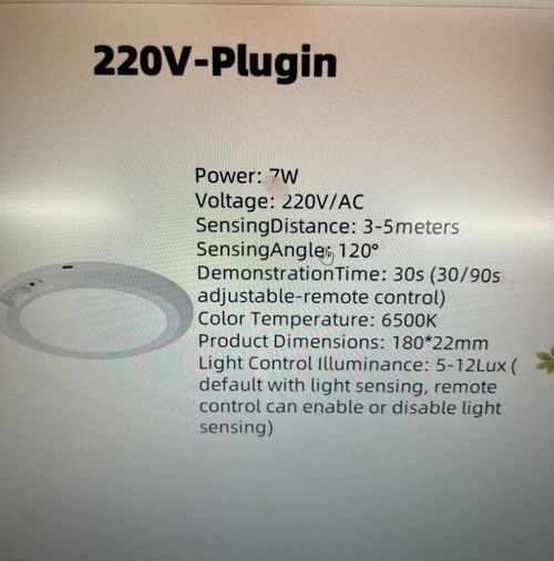 Magnetic Motion Sensor Ceiling Light with Remote