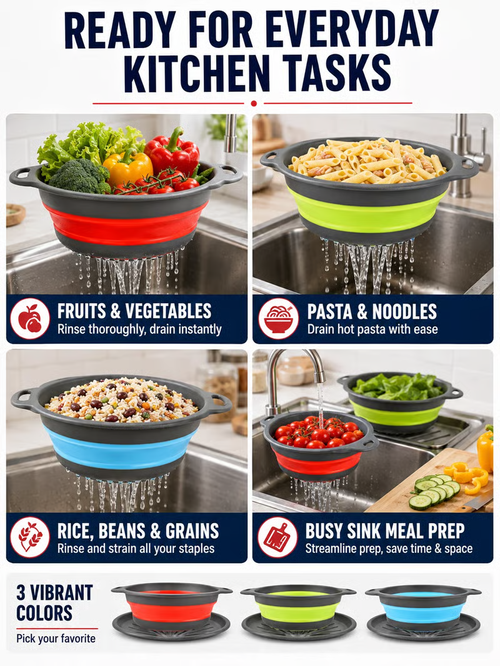 🥗💧Kitchen Colander Set ✨