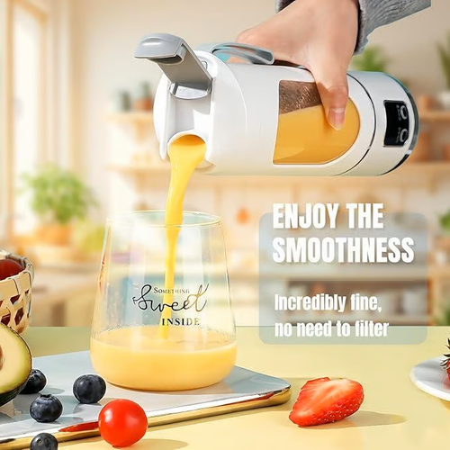 💥Digital Multi-Mode Juicer Blender - Smart LED Display, Suitable for Dieting, Leak-proof Design, Suitable for Smoothies, Liquid Diets, Milkshakes and Baby Food, Best Compact Blender for Home and Travel