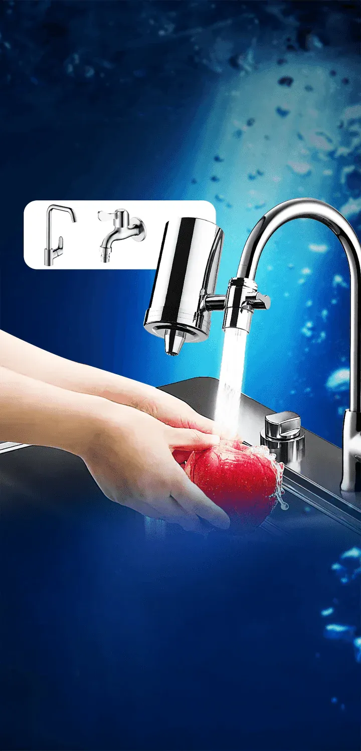 💧Stainless steel household faucet water purifier